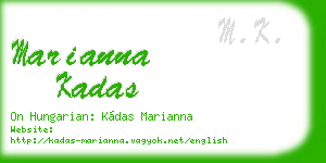 marianna kadas business card