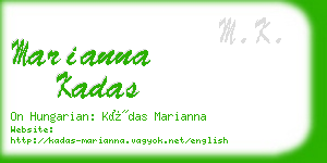 marianna kadas business card